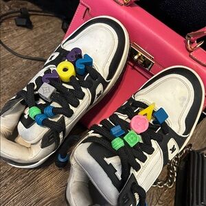 Louis Vuitton Kids Sneakers with Colorful Accents